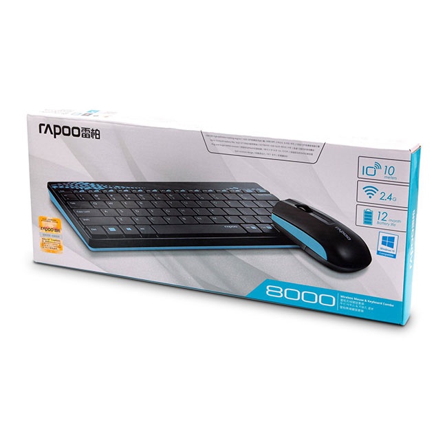 rapoo 8000 wireless keyboard 